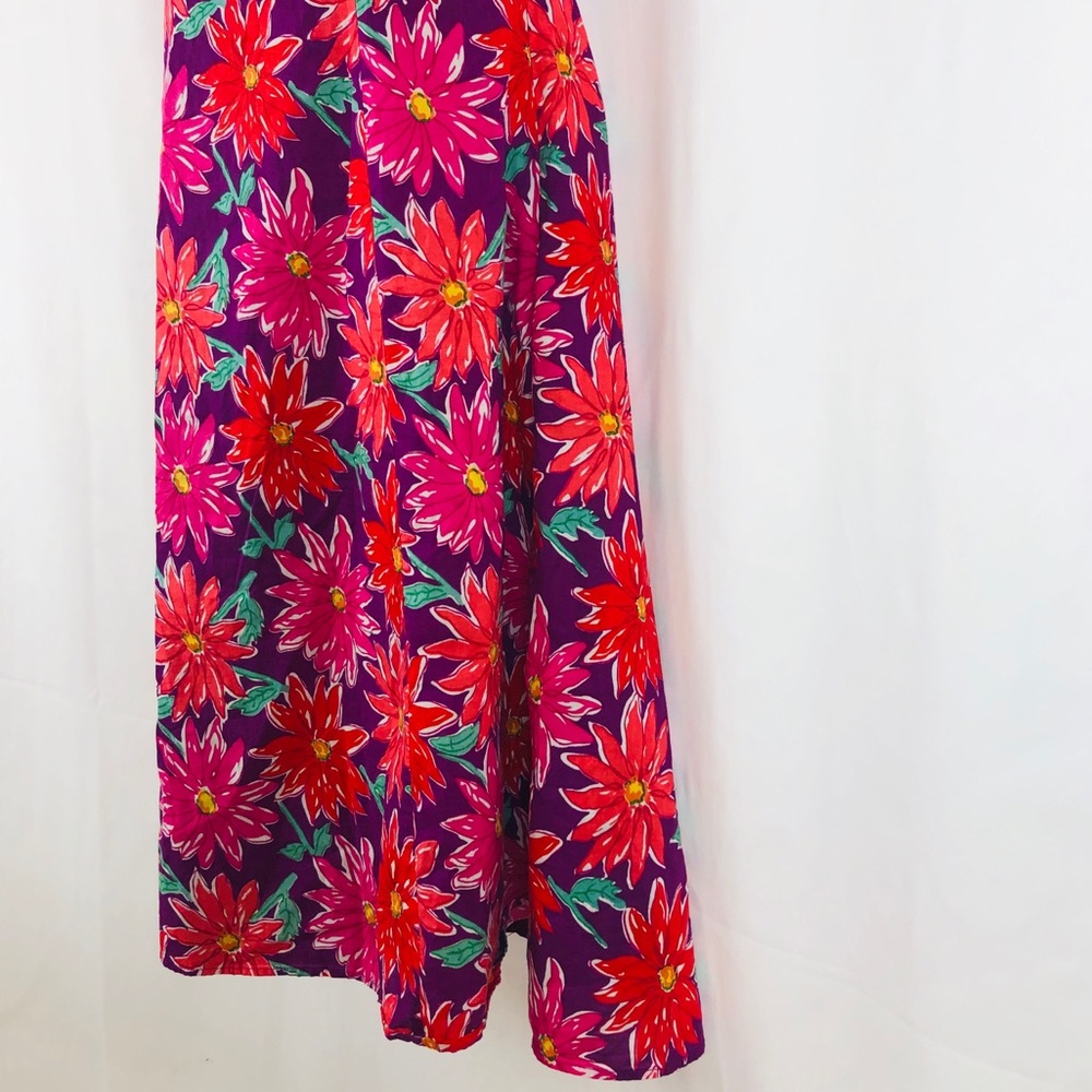 Spenser Jeremy floral Cotton sleeveless dress 4 - Picture 8 of 11